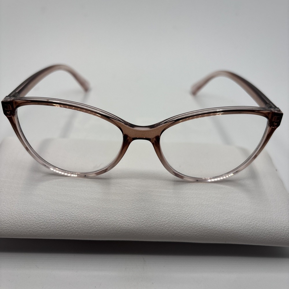 Armani Exchange Ax3053 8257 Taupe Crystal Cat Eye Eyeglass Frame 53-16-140 #C305